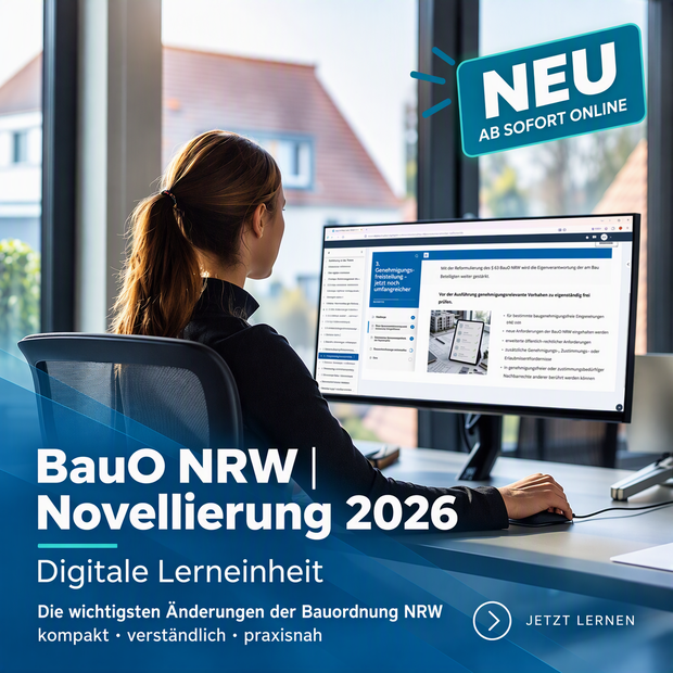 Hinweis auf das neue digitale Seminar zur LBO-Novelle 